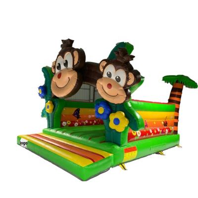 China Indoor Inflatable Jungle Monkey Entertainment +Outdoor Bouncy Castle for sale