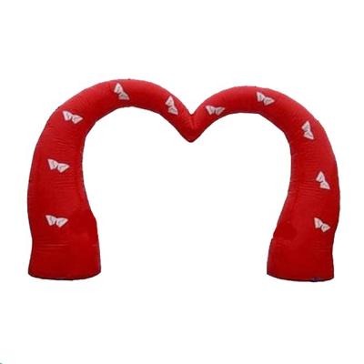 China Arches Indoor Hot Red Heart Shape Inflatable Entertainment +Outdoor Wedding for sale