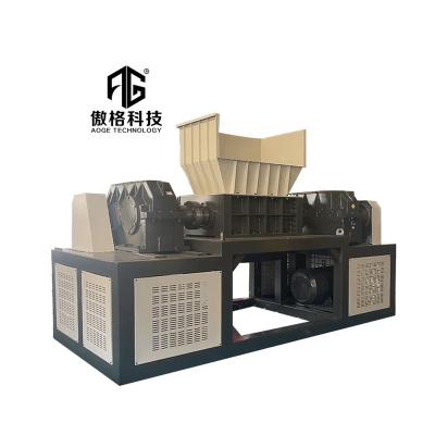 China Hotels Rubber Shredder Machine Waste Plastic Garbage Crusher Double Shaft Shredder Machine For Sale for sale