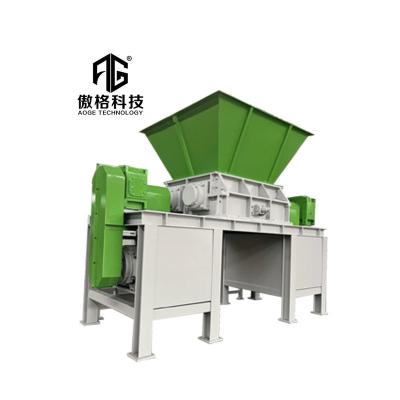 China Hotels Factory Price Double Shaft Plastic Shredder Scrap Metal Steel Shredder Machine For Recycling for sale