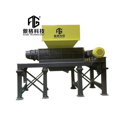 China Hotels Industrial Double Shaft Scrap Metal Shredder For Recycling Wastes Plastic for sale