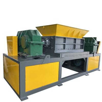 China Hotels Heavy Duty Waste Steel Shredder Double Shaft Crusher Old Tire Crushing Machine for sale