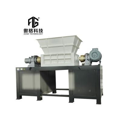 China Hotels Highcapacity Waste Industrial Wood Tire Plastic Recycling Double Shaft Shredder Machine Price for sale