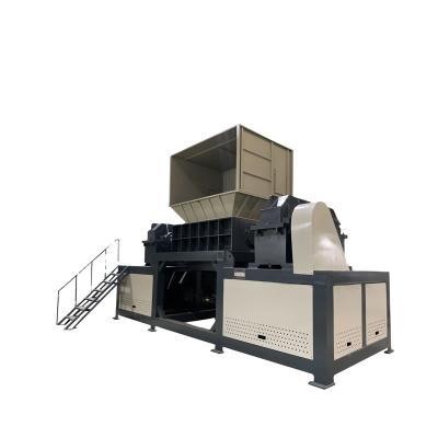 China Hotels High Efficiency Hard Plastic Shredder Machine Wood Pallet Double Shaft Shredder Machine for sale