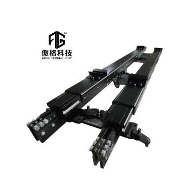 China Customized Pallet Rack System Automatic Germany Plc stacker crane forks With 2 Mast 0.22-0.82CBM for sale