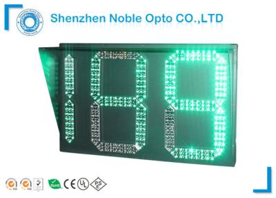 China IP65 Square Solar Power Traffic Light With Countdown Timer , Waterproof for sale