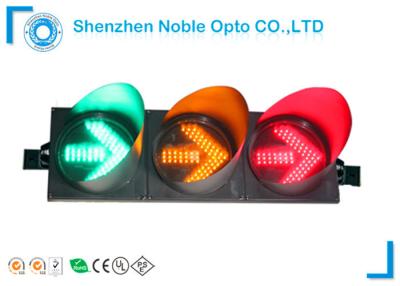 China Clear Lens 300mm Solar Traffic Lights -35° - 65° Working Temperature for sale