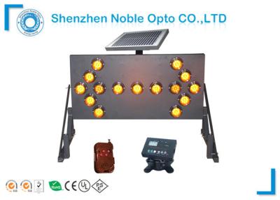 China 15 Lamps and 7 Modes Led Arrow Board , Vehicle Mounted Arrow Board Traffic Light System for sale