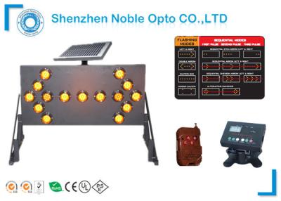 China Powered Led Arrow Board With Remote Control and Car control , Temporary Road Sign 24VDC for sale