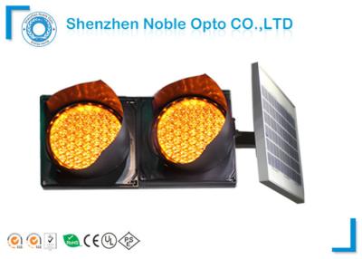 China School Zone Solar traffic Warning Lights 300mm  2 years warranty for sale