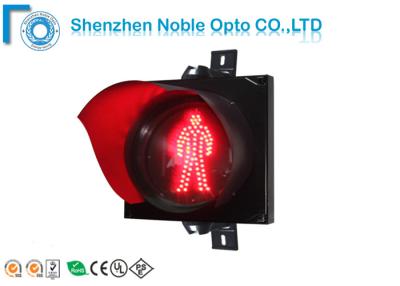 China 4000cd Pedestrian Crossing Light Red Single lamp 200mm 5W 68s for sale