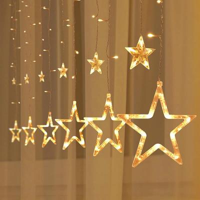 China Curtain Light Daming Twinkle Star 138L Curtain Lights Led Holiday Lighting with 8 Mode Light Decoration for sale