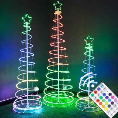 China Christmas lights 1.2m 1.5m 1.8m 3d led roll for landscape festive decoration led christmas tree light for sale