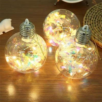 China Christamas Home Decoration Christmas Tree Decorations Decor Light Ball with Light Bauble Hanging Christmas Party Ornament Decorations for Home for sale