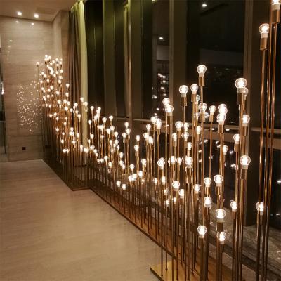 China Custom LANDSCAPE holiday light landscape decoration garden outdoor glass copper led garden light for sale