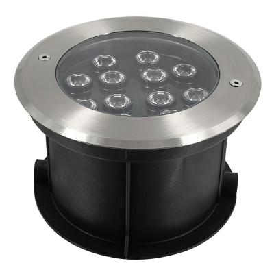 China 12W IP68 24V RGB dmx control underwater waterproof submersible led underwater light for swimming pool for sale