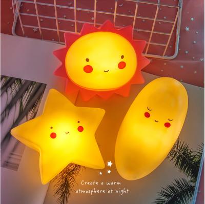 China Modern PVC Led Small Kids Light Cute Cartoon Bedroom Decor Animal Light Lamp Night Light For Children for sale