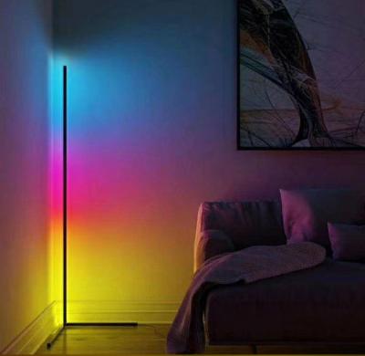 China Lighting Functions RGB Tripod Corner LED Contemporary Nordic Modern Floor Lamp for sale