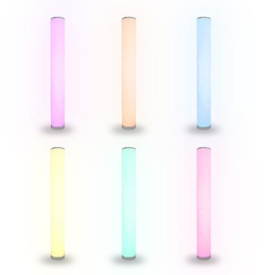 China Modern Unique Design Pattern RGB Stand Lights Hotel Floor Up Light To Marry Modern Led Floor Lamp for sale