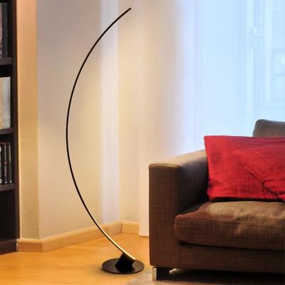 China Lighting Functions LED Black Bookshelves Living Room Modern Postmodern Indoor Corner Creative Led Floor Lamp for sale