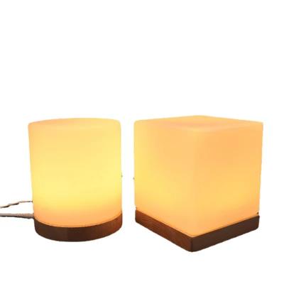 China Creative Modern Modern Atmosphere Sleep Bedroom Small Glass Table Lamp For Children's Gift Led Night Light for sale