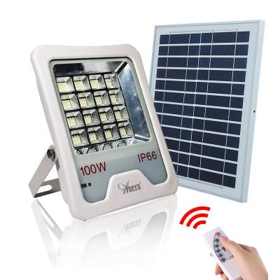 China IP66 Solar LED Floodlight 50w 100w 150w Waterproof Outdoor Garden for sale