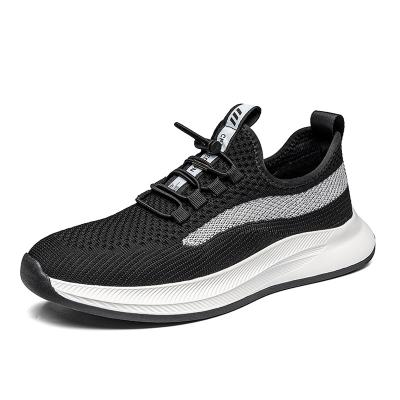 China Wholesale Fashion Trend Black Sports Comfortable Breathable Sports Shoes Men for sale