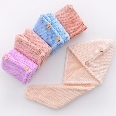 China Other factory direct sale soft microfiber hair wrap towel for women drying hair for sale