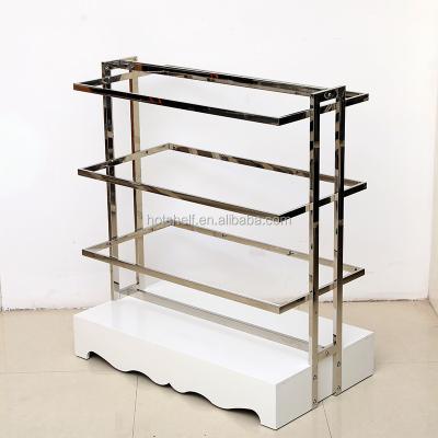 China Single Sided Made In China Wooden Clothing Display Rack Shelves for sale