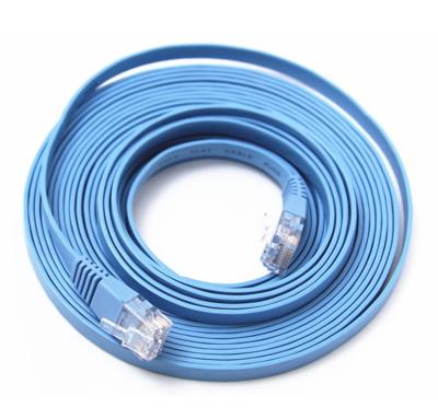 China UTP Cat6 Patch Cord Optional UTP Patch Cord Ultra Thin Flat Flat Flat Cable Length for sale