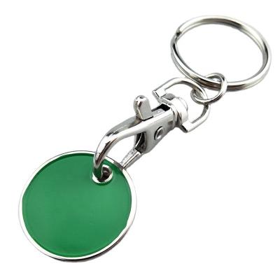 China Europe 100% Free Sample Full Logo Key Ring Trolley Coin Supplier In China for sale