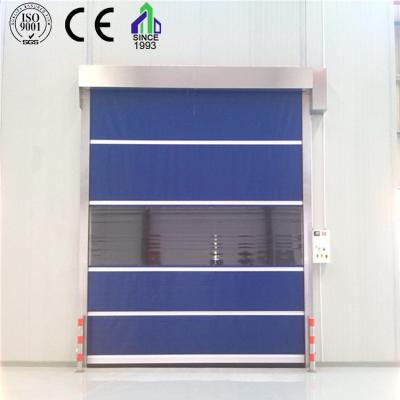 China JIANDA Industrial High Speed ​​Roll Up Door PVC High Speed ​​Door Industrial Rolled Door for sale