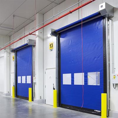 China 2021 Modern Hot Selling Insulated Zipper Type High Speed ​​Freezer Roll Up Doors With Good Price for sale