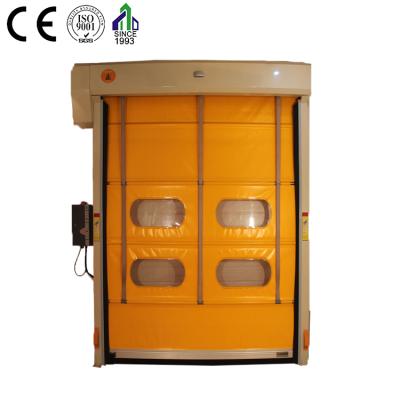 China JIANDA Modern Cheap Automatic Rolling PVC High Speed ​​Stacking Door For Warehouse for sale