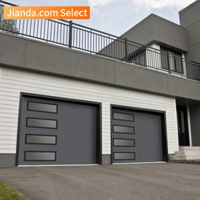 China Double Track Modern Security Garage Door Automatic Sectional Insulated Sectional Door for sale