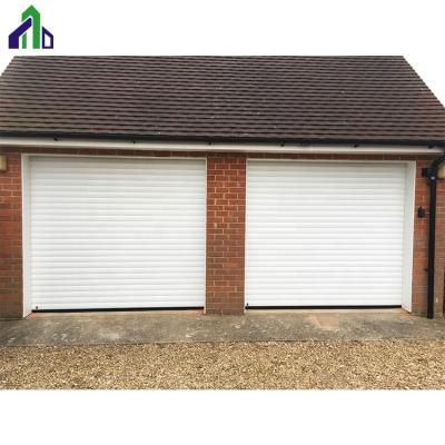 China Modern 77mm Panels Width White Color Aluminum Roller Shutter Door For Warehouse for sale