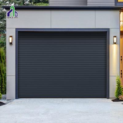 China Electric Aluminum Garage Door Heat Insulation Commercial Automatic Garage Aluminum Roll Up Electric Garage Shutters Doors for sale