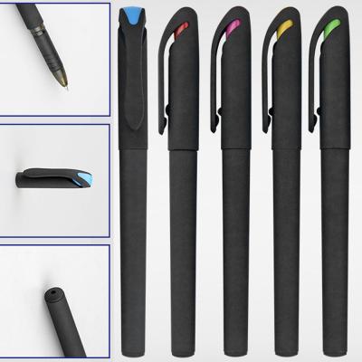 China OME Printing High Quality Promotional Activities Custom Logo 0.7mm Black Gel Pens for sale