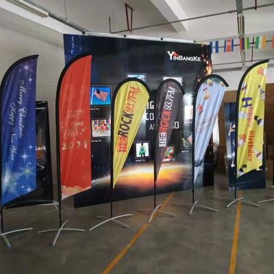 China Lightweight / Portable Top Quality Custom Flag Banner For Outdoor Advertising Holidays for sale