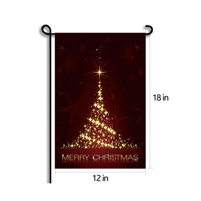 China Strong Color Fastness/Environmental Protection/Washable Durable/Most Popular Decorative Polyester Seasonal Waterproof Outdoor Home Christmas Yard Blank Flag for sale