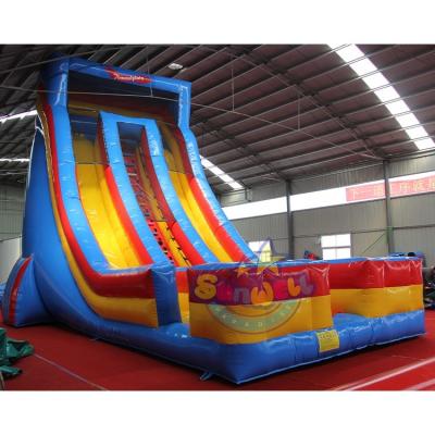 China Park/playground/school/rental inflatable slide/festival/home commercial inflatable yard water slide cliff hanger for sale for sale