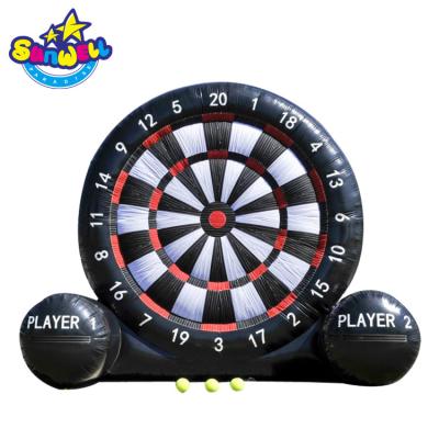 China Park/playground/school/rental/festival/yard 2022 exciting inflatable board home darts football, inflatable sports games, inflatable foot darts for sale for sale