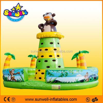 China Park/Playground/School/Rental/Festival/Home Inflatable Water Yard Climbing Wall/Environment Friendly Inflatable Kid Climbing Walls for sale