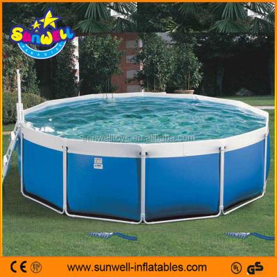 China Water Park/Lake/Sea/Playground/School/Rental/Festival/Round Inflatable Pool Inflatable Yard Home Metal Frame Swimming Pool for Sale and Recreation for sale