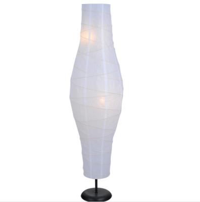 China European Modern Decorative White Lampshade / Light Decorative Paper Floor Lamp for sale