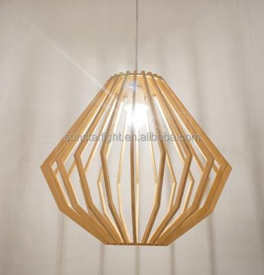 China Bent Wood Contemporary Pendant Lights /lamps/modern home lamps for sale