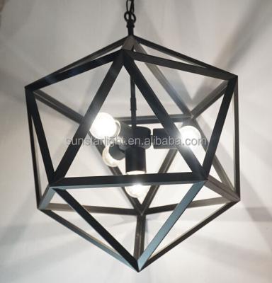 China Home Vintage Diamond Pendant Lamp /Light Cage Industrial Light /lamp Pendant Fixture for sale