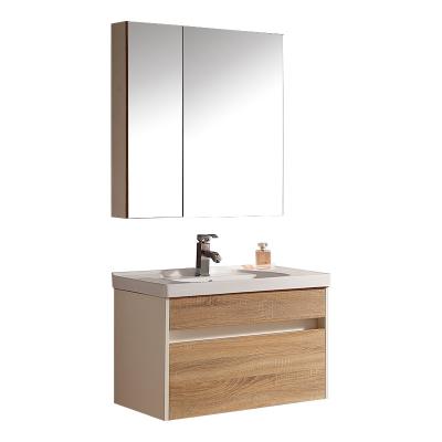 China Factory Wholesale Modern Rectangle Shape Modern White Bathroom Vanity Cabinets for sale