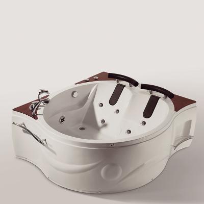 China Modern Luxury Shower Tubs Round Whirlpool Massage Waterfall Bathtub for sale