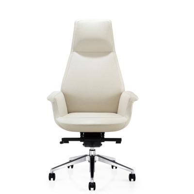 China Swivel Office High Rotation Adjustable Back Executive Leather Chairs for sale